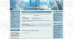 Desktop Screenshot of pagherete.crela.it
