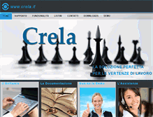 Tablet Screenshot of crela.it
